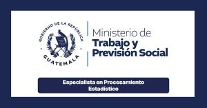 Plaza de especialista en Procesamiento Estadístico