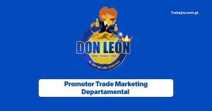 Plaza de Promotor trade Marketing Departamental