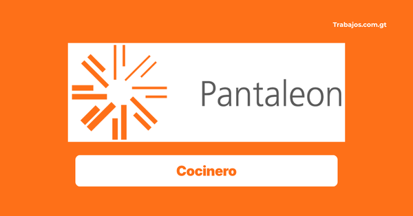 Plaza de Cocinero en Pantaleon Guatemala 2026